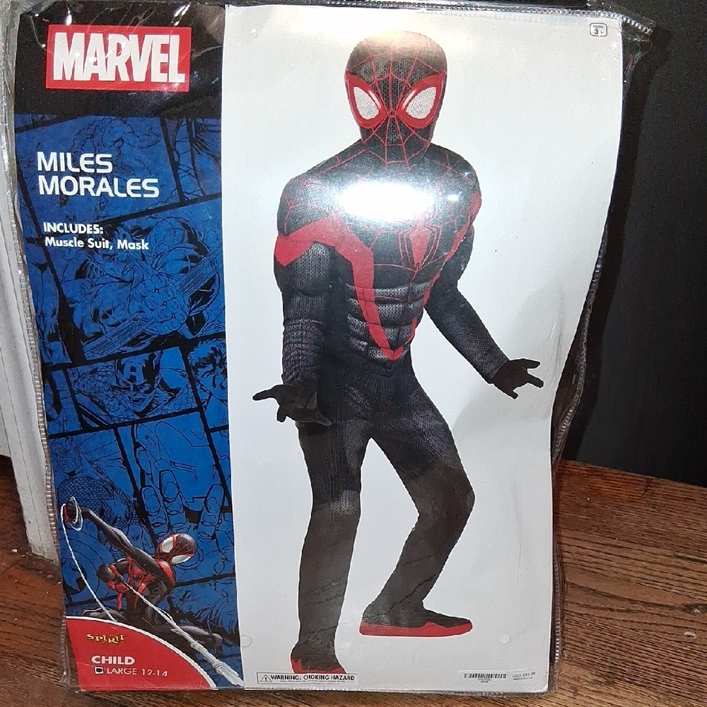 Marvel Miles Morales Black and Red Suit